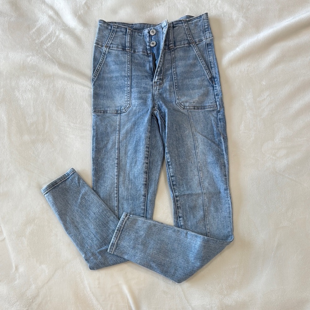 American Eagle Outfitters Blue High Rise Jeans